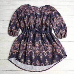 Maurices Women's Tunic Top Blouse Size M 3/4 Sleeve